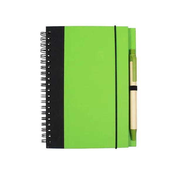 Contrast Paperboard Spiral Notebook & Pen 5.5"... - Contrast Paperboard Spiral Notebook & Pen 5.5"... - Image 8 of 10