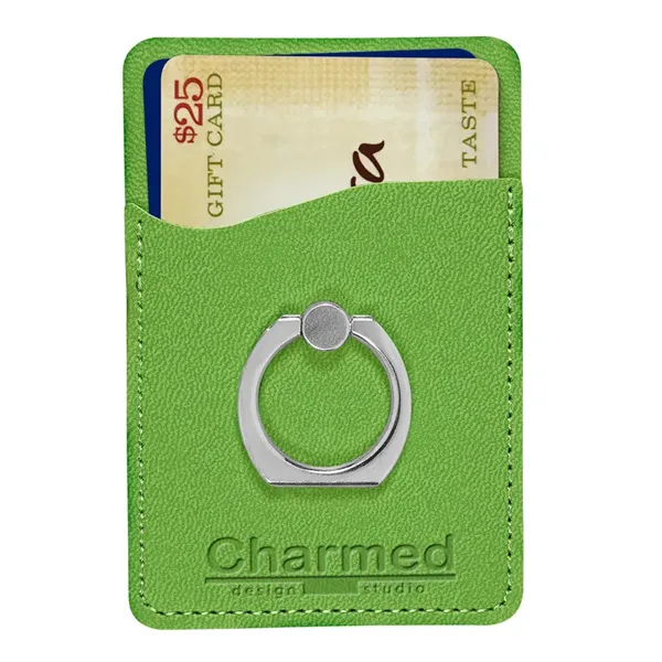 Leeman Tuscany Card Holder with Metal Ring Phone Stand - Leeman Tuscany Card Holder with Metal Ring Phone Stand - Image 16 of 31