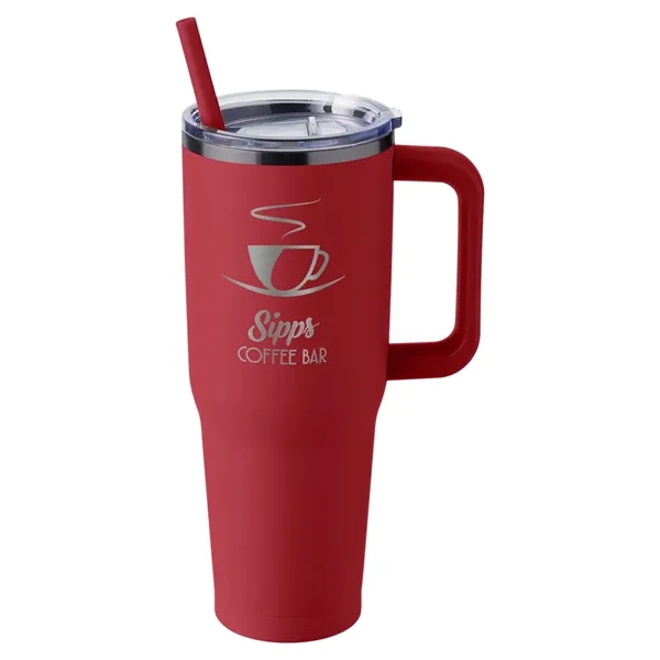 Harriton 40 oz Vacuum Insulated Stainless Steel Travel Tu... - Harriton 40 oz Vacuum Insulated Stainless Steel Travel Tu... - Image 49 of 55