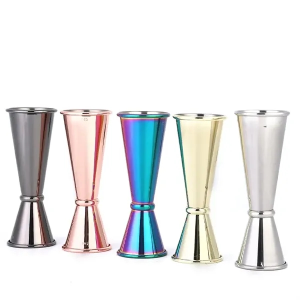 Stainless Steel Cocktail Double Jigger - Stainless Steel Cocktail Double Jigger - Image 1 of 5