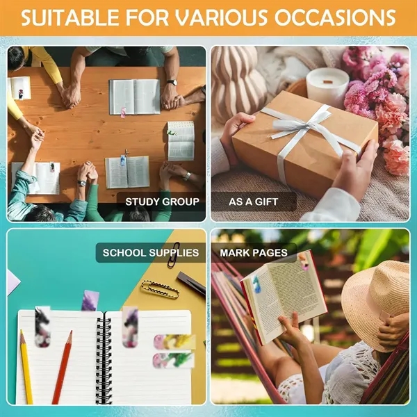 Students teachers reading page clip custom magnetic bookmark - Students teachers reading page clip custom magnetic bookmark - Image 4 of 4