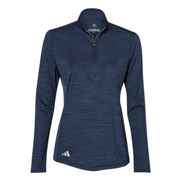 Adidas Women's Lightweight Melange Quarter-Zip Pullover - Adidas Women's Lightweight Melange Quarter-Zip Pullover - Image 3 of 6