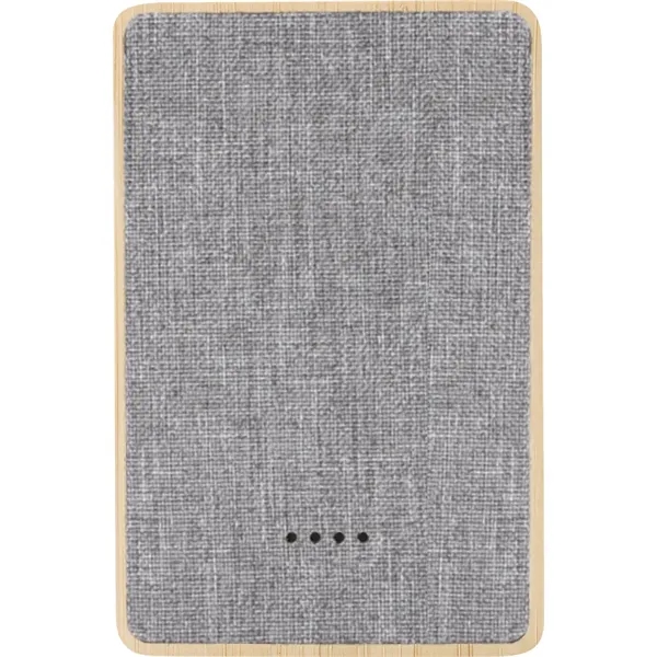 Dual Port Bamboo/rPET Powerbank 5,000mAh - Dual Port Bamboo/rPET Powerbank 5,000mAh - Image 6 of 22