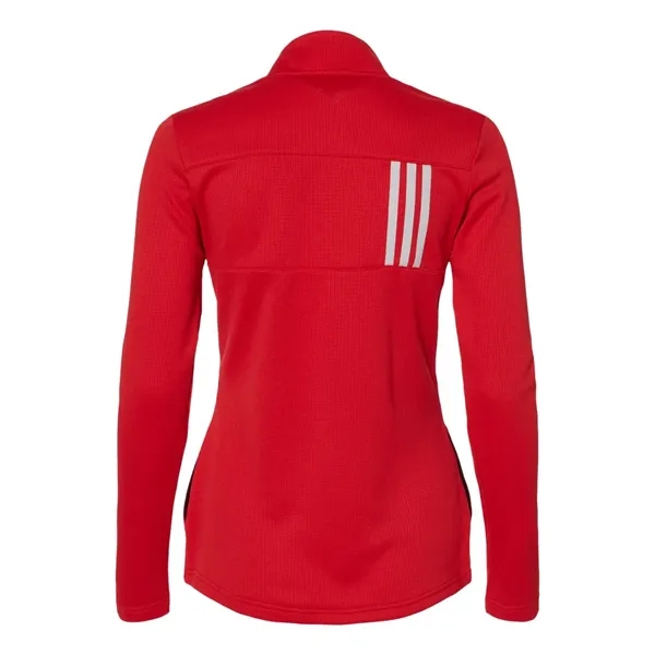 Adidas Women's 3-Stripes Double Knit Full-Zip Jacket - Adidas Women's 3-Stripes Double Knit Full-Zip Jacket - Image 6 of 10