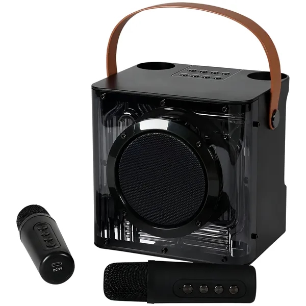 15W Karaoke Wireless Speaker with 2 Mics