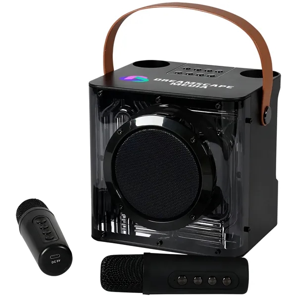 15W Karaoke Wireless Speaker with 2 Mics