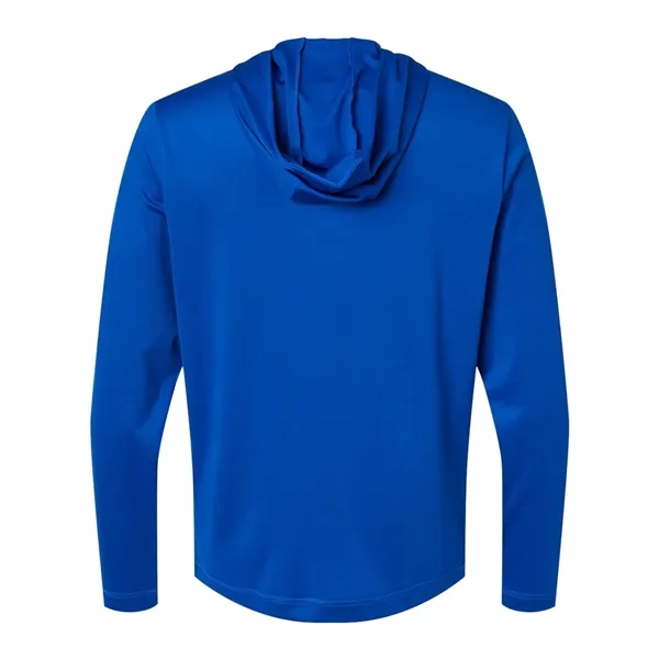 Adidas Men's Lightweight Quarter-Zip Hooded Pullover - Adidas Men's Lightweight Quarter-Zip Hooded Pullover - Image 6 of 8