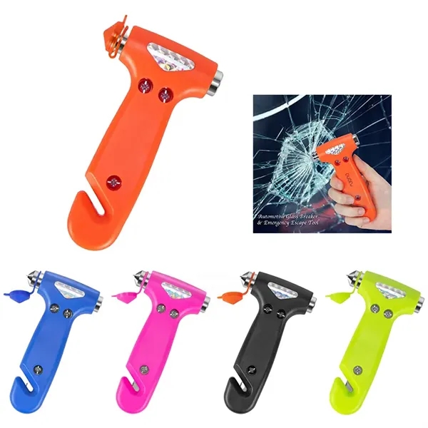 Emergency Escape Hammer With Seatbelt Cutter - Emergency Escape Hammer With Seatbelt Cutter - Image 0 of 3