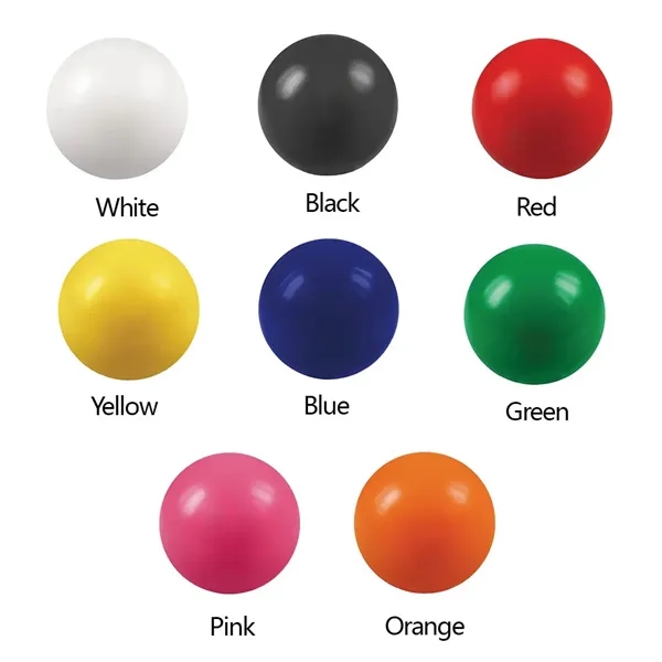 Promotional Solid Color Round Stress Ball - Promotional Solid Color Round Stress Ball - Image 1 of 13