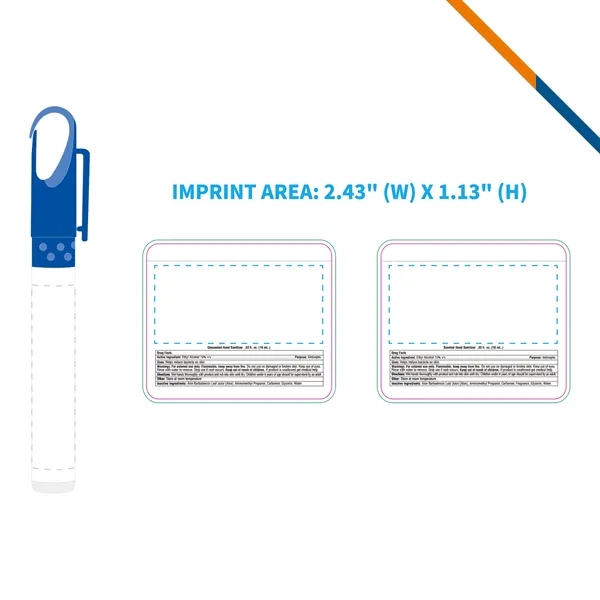 SaniZap CleanZ Pen Sanitizer - 10 ML. - SaniZap CleanZ Pen Sanitizer - 10 ML. - Image 2 of 25