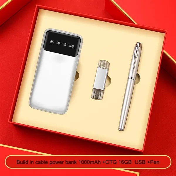 3 in 1 Tech Gift Set For Holiday Christmas Business Office - 3 in 1 Tech Gift Set For Holiday Christmas Business Office - Image 6 of 6