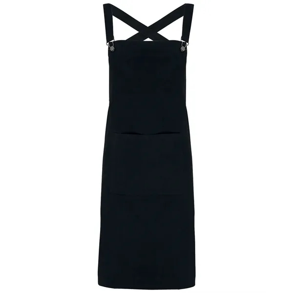 Artisan Collection by Reprime Cross Back Barista Bib Apron - Artisan Collection by Reprime Cross Back Barista Bib Apron - Image 1 of 4