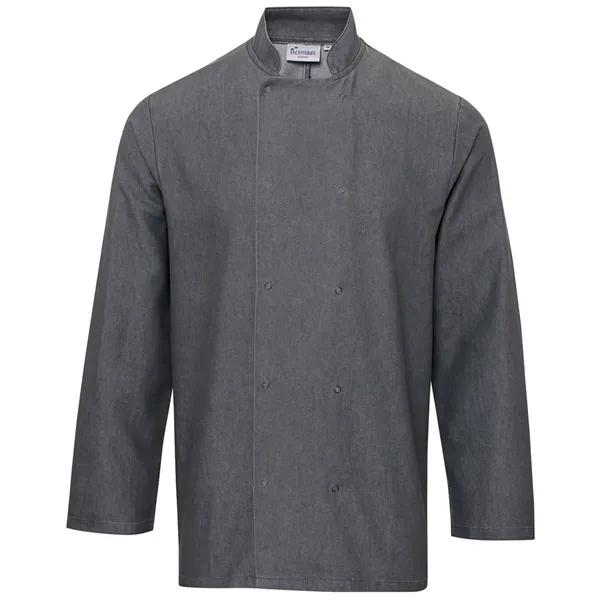 Artisan Collection by Reprime Unisex Denim Chef's Jacket - Artisan Collection by Reprime Unisex Denim Chef's Jacket - Image 5 of 6