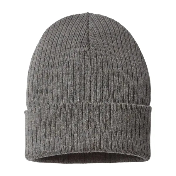 Atlantis Headwear Sustainable Rib Cuffed Beanie - Atlantis Headwear Sustainable Rib Cuffed Beanie - Image 10 of 22