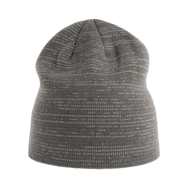Atlantis Headwear Sustainable Reflective Beanie - Atlantis Headwear Sustainable Reflective Beanie - Image 4 of 8