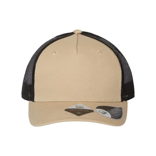 Atlantis Headwear Sustainable Five-Panel Trucker Cap - Atlantis Headwear Sustainable Five-Panel Trucker Cap - Image 9 of 20