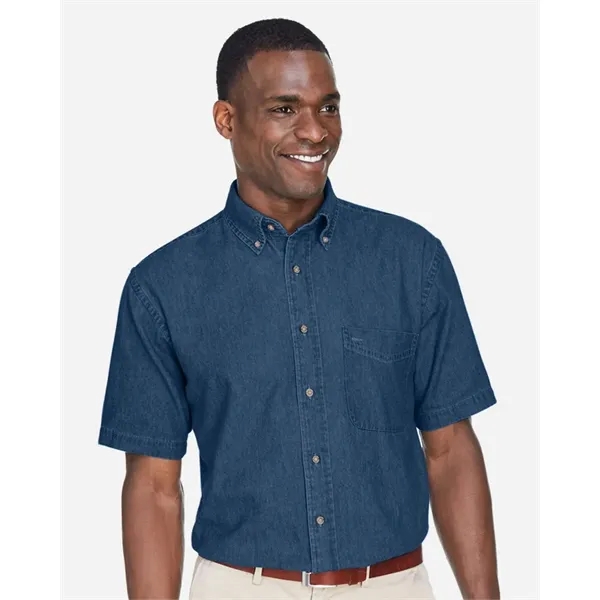 Harriton Men's Denim Shirt - Harriton Men's Denim Shirt - Image 0 of 4