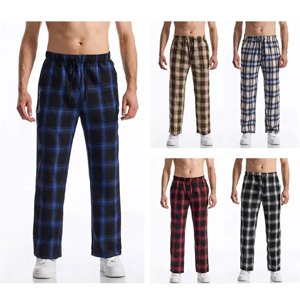Essentials Men's Breathable Flannel Pajama Pant - Essentials Men's Breathable Flannel Pajama Pant - Image 0 of 3
