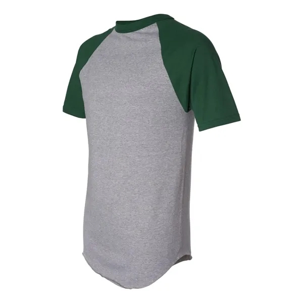 Augusta Sportswear Unisex Raglan Baseball Jersey - Augusta Sportswear Unisex Raglan Baseball Jersey - Image 5 of 42