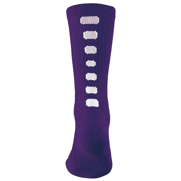 Augusta Sportswear Colorblocked Crew Socks - Augusta Sportswear Colorblocked Crew Socks - Image 8 of 12