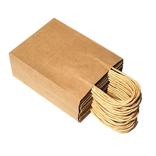 Kraft Paper Bags with Handles - Kraft Paper Bags with Handles - Image 2 of 4