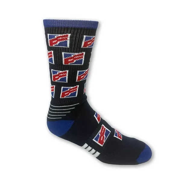 Made in the USA One Size Fits Most Polyester Crew Socks - Made in the USA One Size Fits Most Polyester Crew Socks - Image 0 of 0