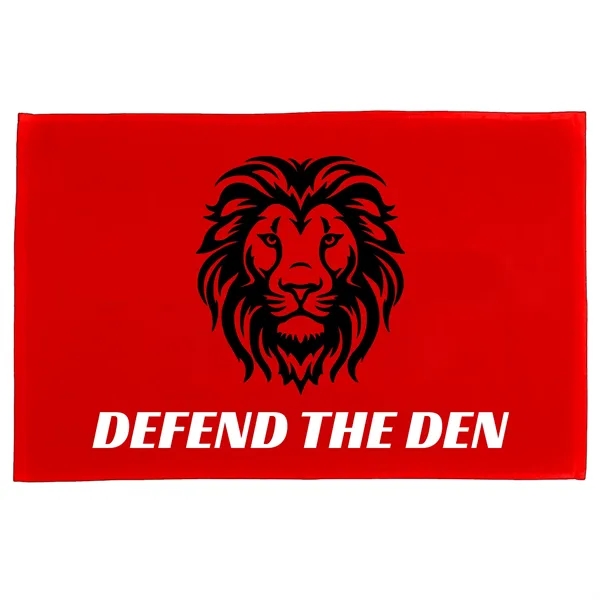 16" x 25" Golf/Sports Velour COLOR End Hem Dobby Towel - 16" x 25" Golf/Sports Velour COLOR End Hem Dobby Towel - Image 3 of 6