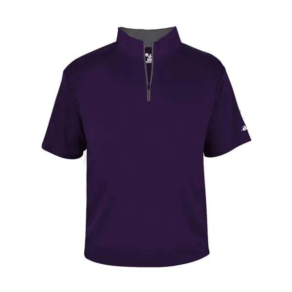 Badger Men's B-Core Short Sleeve Quarter-Zip - Badger Men's B-Core Short Sleeve Quarter-Zip - Image 11 of 17