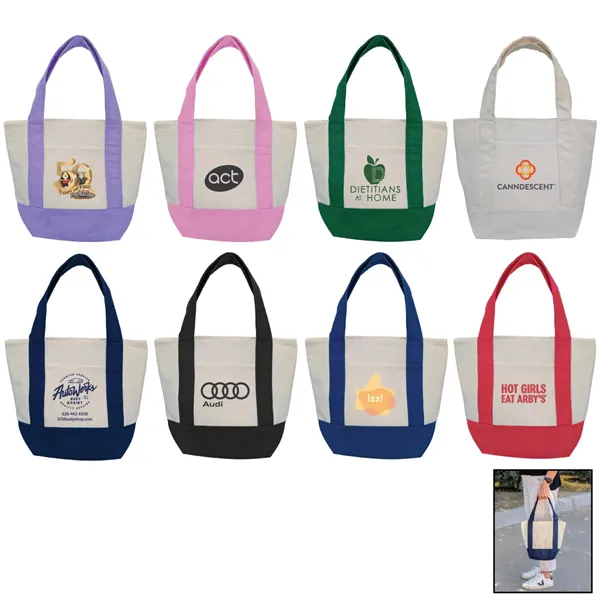 14 oz. Mini TJ Canvas Tote Bag - 14 oz. Mini TJ Canvas Tote Bag - Image 0 of 10