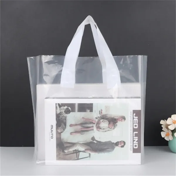 Customizable Colored Plastic Shopping Bag - Customizable Colored Plastic Shopping Bag - Image 4 of 8