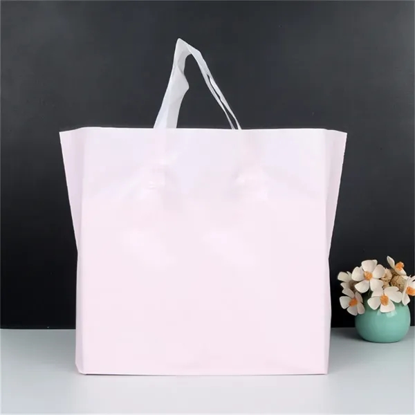 Customizable Colored Plastic Shopping Bag - Customizable Colored Plastic Shopping Bag - Image 7 of 8