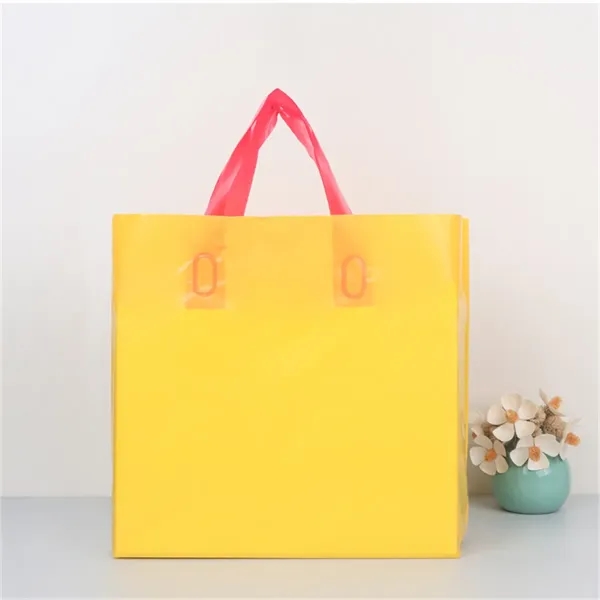 Customizable Colored Plastic Shopping Bag - Customizable Colored Plastic Shopping Bag - Image 8 of 8