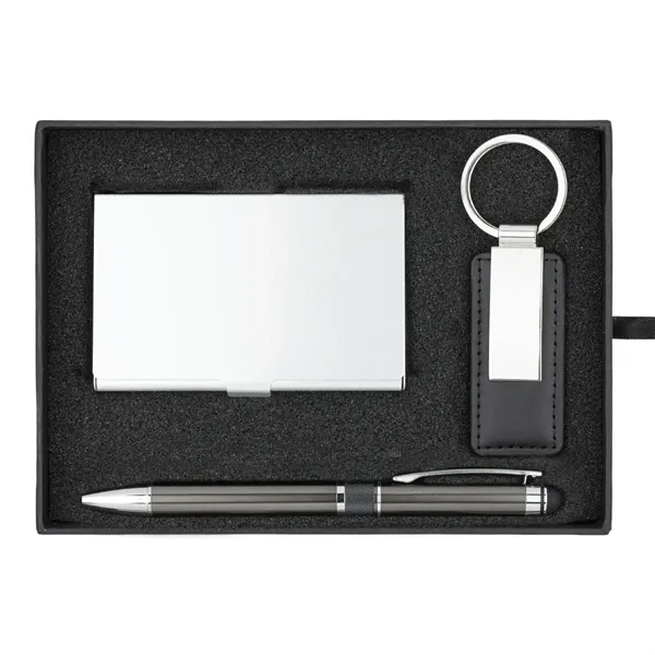 Embassy Card Holder Pen and Keyring Gift Set - Embassy Card Holder Pen and Keyring Gift Set - Image 1 of 1