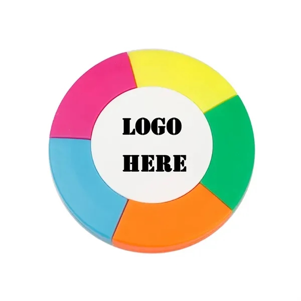 5-Color Round Highlighter - 5-Color Round Highlighter - Image 0 of 3