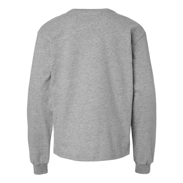 BELLA + CANVAS Youth 6oz. Heavyweight Long Sleeve Tee - BELLA + CANVAS Youth 6oz. Heavyweight Long Sleeve Tee - Image 2 of 24