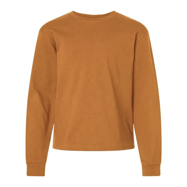 BELLA + CANVAS Youth 6oz. Heavyweight Long Sleeve Tee - BELLA + CANVAS Youth 6oz. Heavyweight Long Sleeve Tee - Image 17 of 24