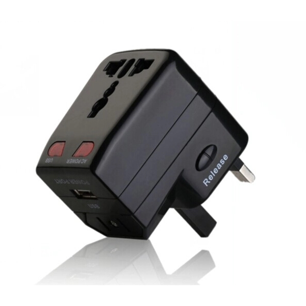 Universal Travel Adapter With Surge Protector And USB Port - Universal Travel Adapter With Surge Protector And USB Port - Image 2 of 4