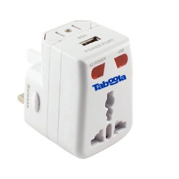 Universal Travel Adapter With Surge Protector And USB Port - Universal Travel Adapter With Surge Protector And USB Port - Image 4 of 4