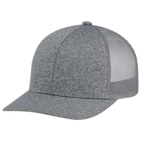 Heather - 6 Panel Constructed Pro-Round (Mesh Back) - Heather - 6 Panel Constructed Pro-Round (Mesh Back) - Image 6 of 18