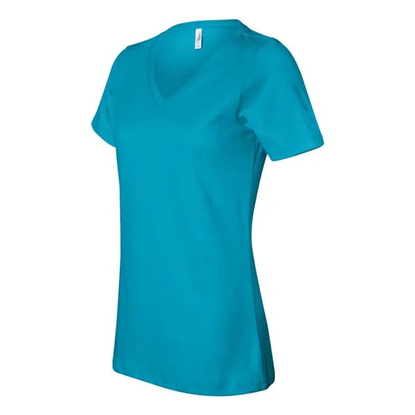 BELLA + CANVAS Women's Relaxed Jersey V-Neck Tee - BELLA + CANVAS Women's Relaxed Jersey V-Neck Tee - Image 42 of 48