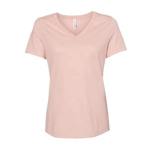 BELLA + CANVAS Women's Relaxed Heather CVC V-Neck Tee - BELLA + CANVAS Women's Relaxed Heather CVC V-Neck Tee - Image 15 of 26