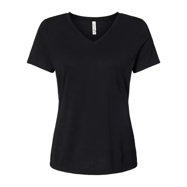 BELLA + CANVAS Women's Relaxed Triblend V-Neck Tee - BELLA + CANVAS Women's Relaxed Triblend V-Neck Tee - Image 9 of 16