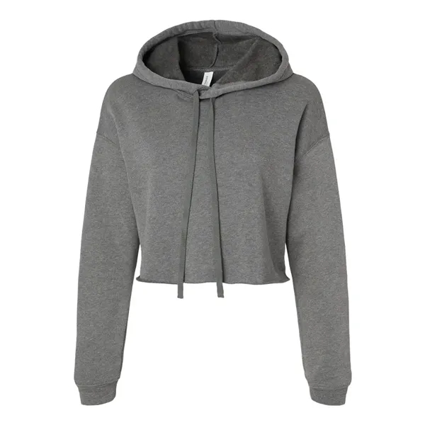 BELLA + CANVAS Women's Crop Fleece Hoodie Sweatshirt - BELLA + CANVAS Women's Crop Fleece Hoodie Sweatshirt - Image 7 of 27