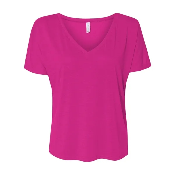 BELLA + CANVAS Women's Slouchy V-Neck Tee - BELLA + CANVAS Women's Slouchy V-Neck Tee - Image 4 of 59