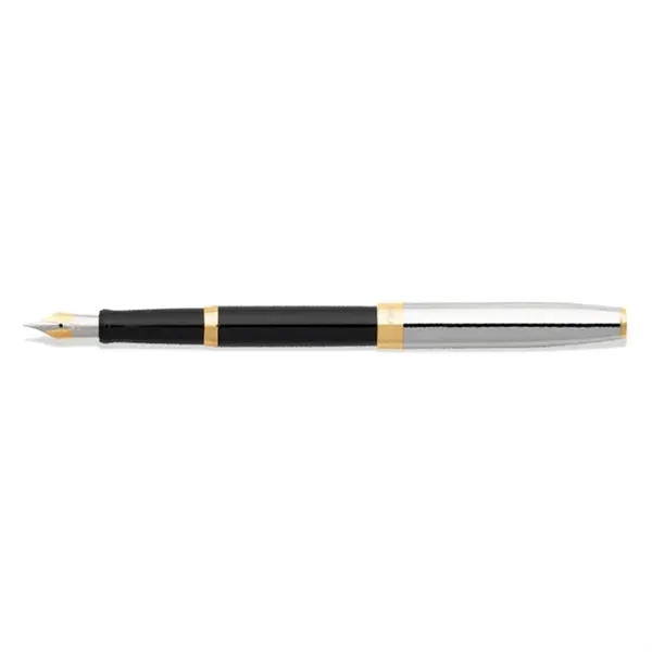 SHEAFFER® SAGARIS Gloss Black Gold Tone Trim Fountain Pen - SHEAFFER® SAGARIS Gloss Black Gold Tone Trim Fountain Pen - Image 6 of 7