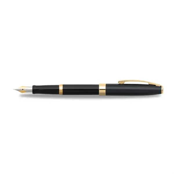 SHEAFFER® SAGARIS Gloss Black Gold Tone Trim Fountain Pen - SHEAFFER® SAGARIS Gloss Black Gold Tone Trim Fountain Pen - Image 7 of 7