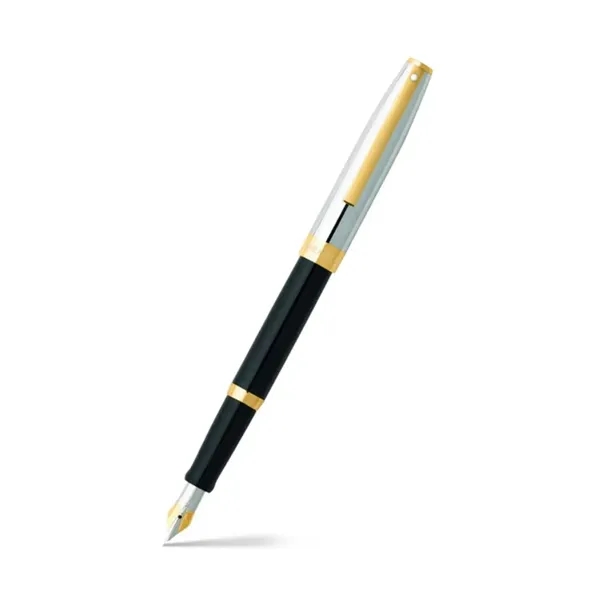 SHEAFFER® SAGARIS Gloss Black Gold Tone Trim Fountain Pen - SHEAFFER® SAGARIS Gloss Black Gold Tone Trim Fountain Pen - Image 1 of 7