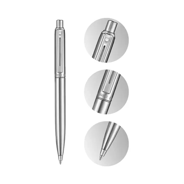 SHEAFFER® Sentinel 330Brushed Chrome Executive Ballpoint Pen - SHEAFFER® Sentinel 330Brushed Chrome Executive Ballpoint Pen - Image 6 of 6