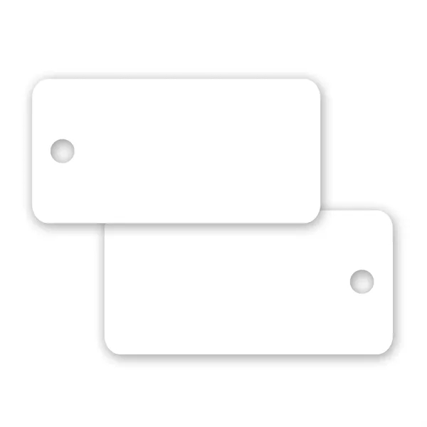 Plastic Rectangle Keytag - Plastic Rectangle Keytag - Image 1 of 1
