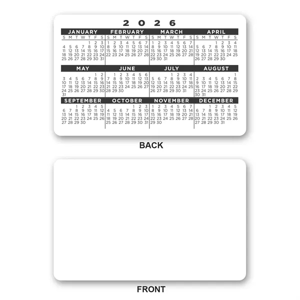 Plastic Wallet Card - 10 mil - Plastic Wallet Card - 10 mil - Image 3 of 3